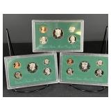 (3) Proof Sets One Each 1995-1997