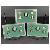 (3) Proof Sets One Each 1995-1997