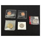 (5) 1936D Buffalo Nickel