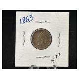1863 Indian Head Cent