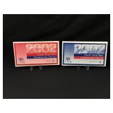 2002 Denver and Philadelphia US Mint UNC Coin Sets