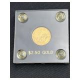 1913 2 1/2 Dollar Indian Gold