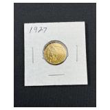 Gold 1927 2 1/2 Dollar Indian