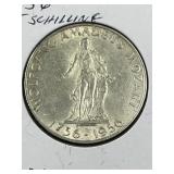 1956 Austira Silver 25 Schilling