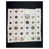 (36) Nice Mix of Foreign Coins
