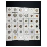 (36) Nice Mix of Foreign Coins