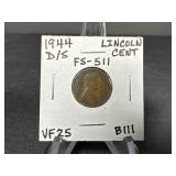 1944 D/S FS-511 Lincoln Cent