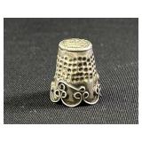 Sterling Silver Thimble