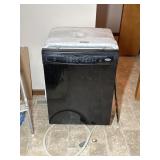 Whirlpool Black Dishwasher