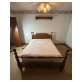 Wooden Bed Frame With Mattress