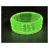 Uranium Glass Salt cellar