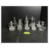 Cruets-Crystal & Clear Glass
