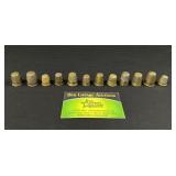 12 Brass? Thimbles