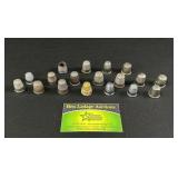 18 Metal Thimbles