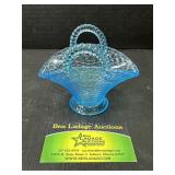 Blue Glass Basket