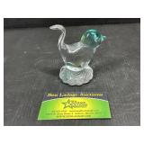 Clear Glass Bird paperweight