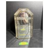 Small Glass Storage Cabinet