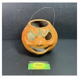 Vintage paper mache pulp Jack-o
