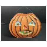 Dolly Toy Cardboard Pumpkin Basket: 1940's-1950's*