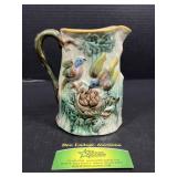 English 19th-century majolica bird