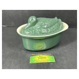 Cast iron Green Duck Roaster