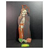 Cardboard Halloween Skeleton Pirate Wall