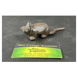 Cast Iron Mouse Figurine