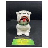 Ceramic Bulldog Sugar Jar