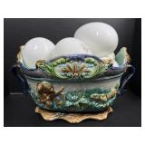 Jungle themed ceramic basket?* and more