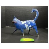 Metal cat figurine