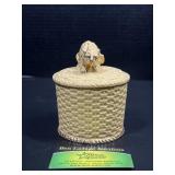 McCoy Like "Lamb on Basketweave" cookie jar