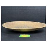 Hand-Carved Wooden Dough Bowl