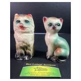 Vintage Chalkware Cat Figures