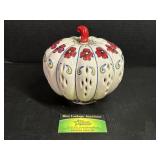 Ceramic Pumpkin Candle Holder