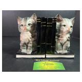 Cintage Ceramic Cat bookends