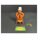 Zook The Halloween Clown Plastic Pull Along Toy