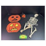 Vintage Cardboard Halloween Decorations