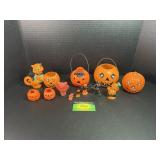 Vintage Plastic Halloween Decorations
