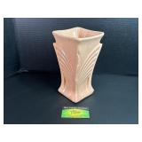 McCoy Pink Art Deco Vase
