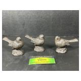 Cast Metal Birds