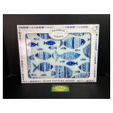 Global Tides Glass Cutting Board
