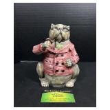 Ceramic Bulldog Cookie Jar