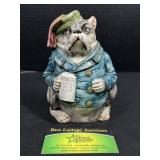 Ceramic Bulldog Cookie Jar