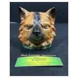 Dog Head Ceramic Cookie Jar