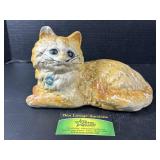 Plaster cast Cat decor