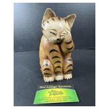 Wooden Cat Decor