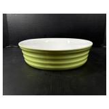 Le Creuset Green & White Stoneware Bowl