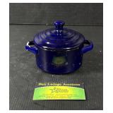 Signature Blue Ceramic Mini Cocotte
