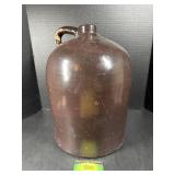 HH Brown Glazed Stoneware Jug