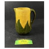 Vintage Corn Ceramic Pitcher